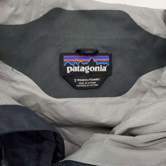 Patagonia H2No Nylon Full Zip Hooded Rain Jacket Women's Size S image number 3