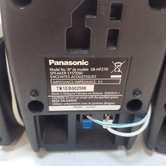 Lot of 5 Panasonic Home Theater Speakers-SOLD AS IS, UNTESTED image number 5