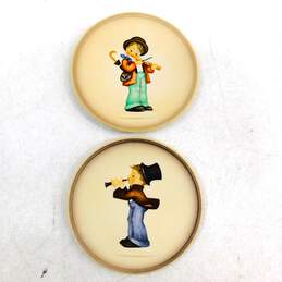 Vintage Goebel Hummel Little Music Makers Plates Set of 4 alternative image