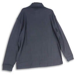 NWT Mens Black Turtleneck Long Sleeve Pullover Sweatshirt Size XXL alternative image