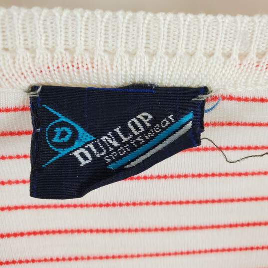 Dunlop Sportwear Women Orange Stripe Sweatshirt Sz 44 image number 3