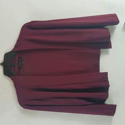 Perceptions Women Purple Crop Cardigan 16 XL NWT