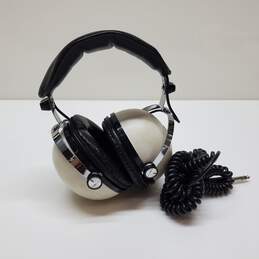 Vintage Pioneer White Headphones-Untested