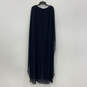 NWT Womens Blue Boat Neck Sleeveless Back Zip Classic Maxi Dress Size 14 image number 1