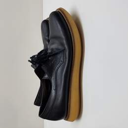 AUTHENTICATED Salvatore Ferragamo Black Leather Lace Up Oxford Shoes Mens Size 10.5 alternative image