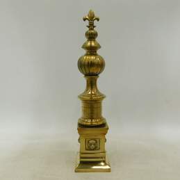 Lot of 3 Bombay India Brass Finial Ornate Table Top Statues alternative image