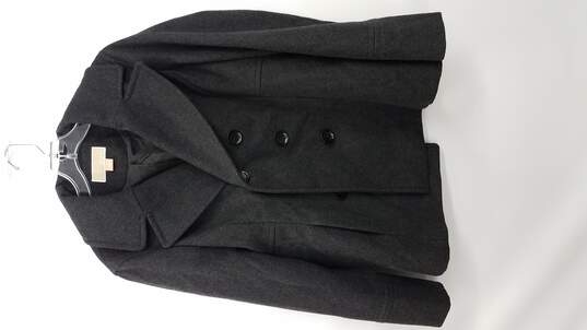 Michael Kors Wool Blend Dark Grey Women's Winter Coat image number 1