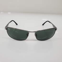 Ray-Ban RB3498 Square Matte Gunmetal Sunglasses