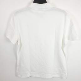 Lacoste Women White Polo Shirt Sz 46 NWT alternative image