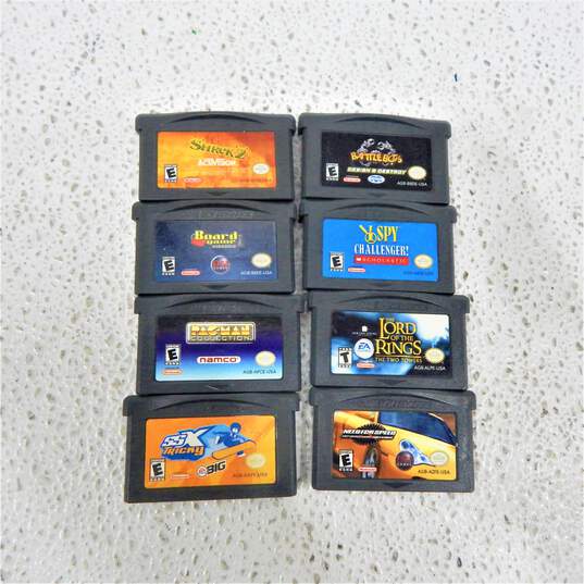 Nintendo Gameboy Advance GBA W/ Eight Games Pac Man Collection image number 4