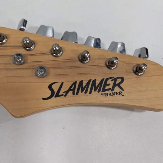 Hamer Slammer Red Stratocaster Electric Guitar image number 5
