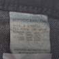 Womens Black Dark Wash Mid Rise Coin Pockets Denim Straight Jeans Size 33 image number 4