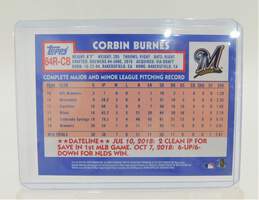 2019 Corbin Burnes Topps 1984 Rookie Brewers Orioles alternative image
