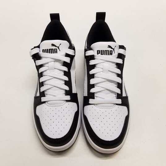 Puma Men's Black + White Rebound Layup Low Top Sneakers Sz. 7(NEW) image number 5