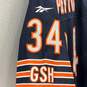 Mens Blue Chicago Bears Walter Payton #34 NFL Pullover Jersey Size L image number 4