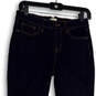 Womens Blue Denim Dark Wash Stretch Pockets Skinny Leg Jeans Size 26/26 image number 3