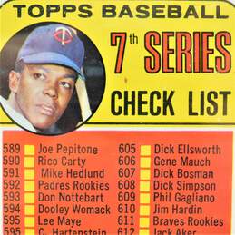 1969 Topps Checklist 7th Series High Number Red Circle on Back Tony Oliva alternative image