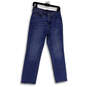 Womens Blue Denim Medium Wash Pockets Stretch Straight Leg Jeans Size 27 image number 1