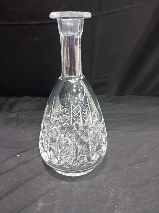 Cut Glass Decanter Home Decor 10" image number 1
