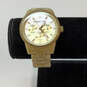 Designer Michael Kors Jet Set Horn 5039 Gold-Tone Round Analog Wristwatch image number 1