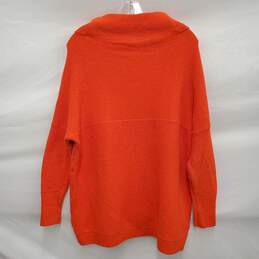 Free People WM's Ottoman Slouchy Orange Tunic Sweater Size X/P alternative image