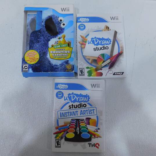 Nintendo Wii w/ 3 Games image number 3