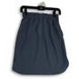 Womens Gray On The Fly Elastic Waist Drawstring Athletic Skirt Size 4 image number 2
