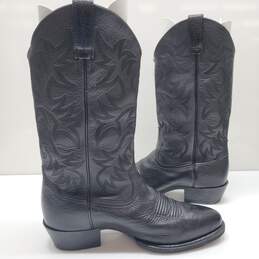 Ariat Deetan Heritage R Toe Black Leather Men's Boots Size 10EE