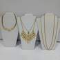 Bundle of Assorted Gold Tone Costume Jewelry Bundle image number 1