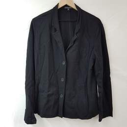 Eileen Fisher Black Button Up Jacket Women's L