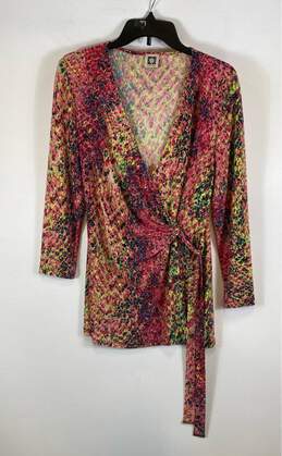 Anne Klein Mullticolor Long Sleeve - Size Large