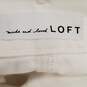 Loft Women White Ripped Jeans Sz 28/6 NWT image number 4