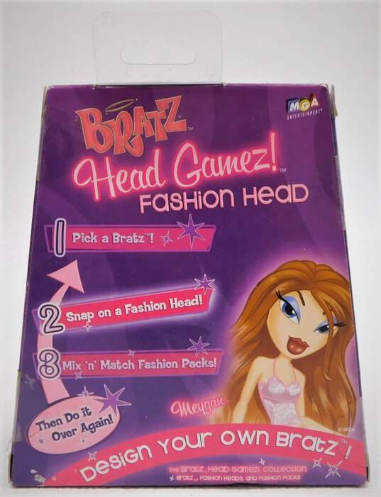 Sealed MGA Bratz Head Gamez Meygan Fashion Head image number 3