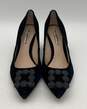 Karl Lagerfeld Women's Size 10 Blue Suede Heels image number 4