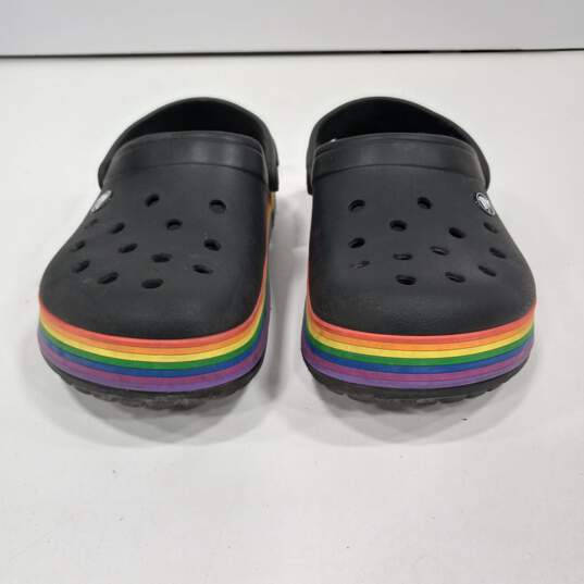Crocs Crocband Unisex Pride Rainbow Clogs Size M6 W8 image number 1