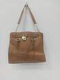 Michael Kors Brown Leather Women's Shoulder Bag image number 1
