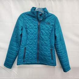 The North Face WM's Tamburello Insulated Teal Puffer Ski Jacket Size S/P