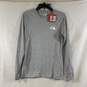 Women's Grey Heather The North Face Long Sleeve Top, Sz. S image number 1