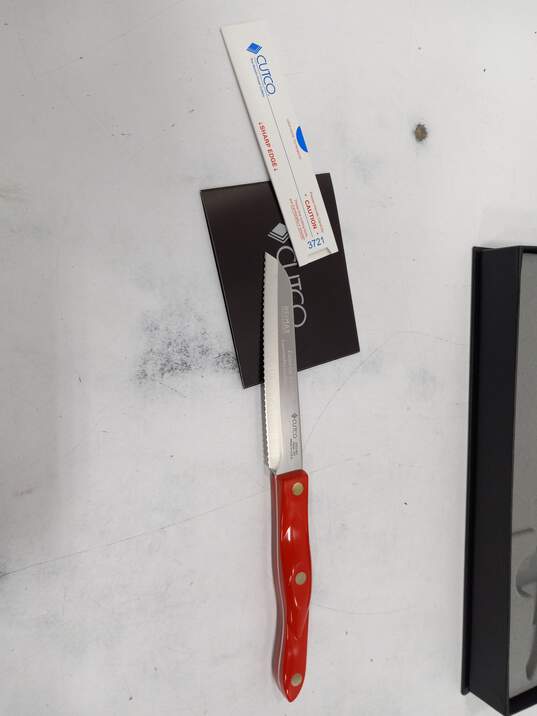 Cutco Knife with Red Handle In Box image number 2