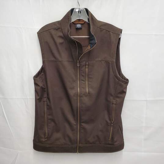 Kuhl MN's Lightweight Full Zip Brown Impakt Vest Size L image number 1
