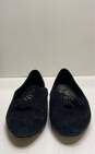 Karl Lagerfeld Clover Black Suede Tassel Flats Loafers Shoes Size 10 M image number 2