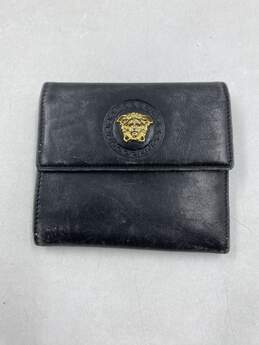 Authentic Versace Black Wallet - Size One Size