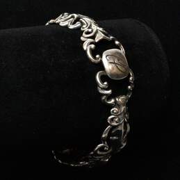 Carolyn Pollack Relios Sterling Silver Curvy Open Link 7" Bracelet
