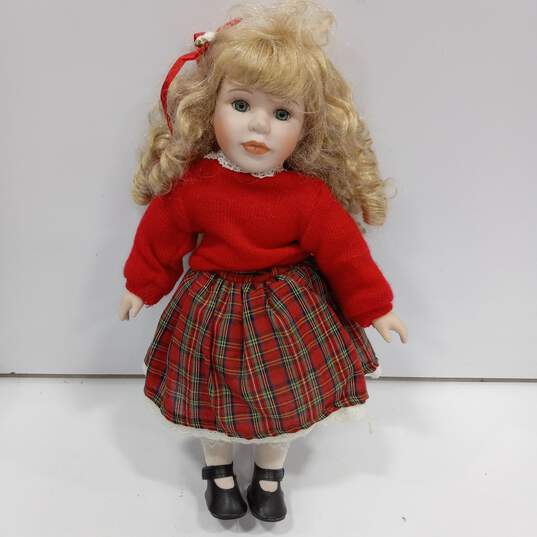Collectible Porcelain  Doll image number 1