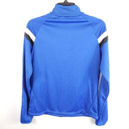 Adidas Women Blue Striped Track Jacket S NWT alternative image