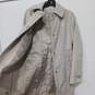 Kenneth Cole Women's Light Gray Trench Coat Size XS image number 3