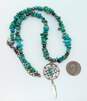 Carolyn Pollack 925 Turquoise Bead Dream Catcher Pendant Necklace 23.5g image number 4