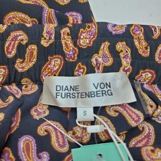 Diane Von Furstsenburg Women Black Pants S NWT image number 4