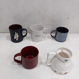 Bundle of Six Assorted Starbucks Ceramic Mugs