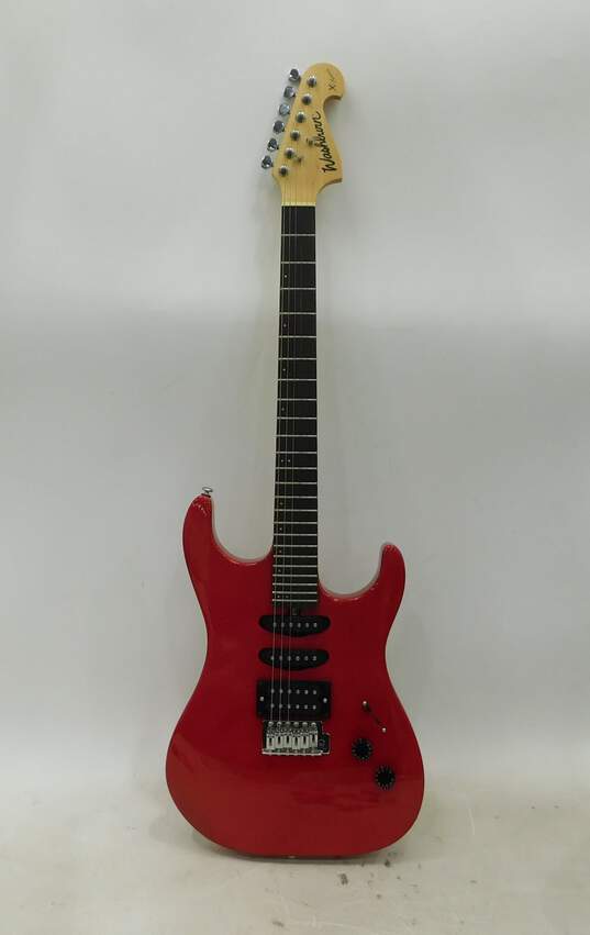 Washburn Brand X-10/MC X-Series Model Red Electric Guitar w/ Gig Bag and Accessories image number 3